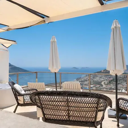 Sea View With Private Pool In Kalkan *